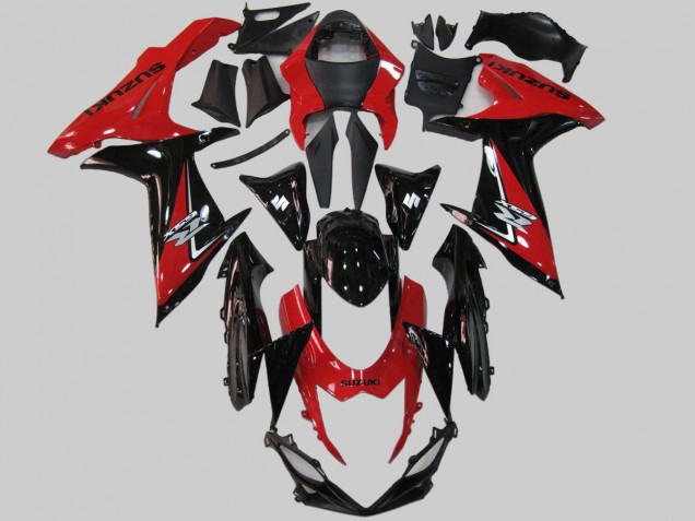 2011-2024 Suzuki GSXR 600/750 Motorcycle Fairings - Red Black UK