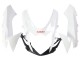 2011-2024 Suzuki GSXR 600/750 Motorcycle Fairings - White Glossy Black Red Decal UK