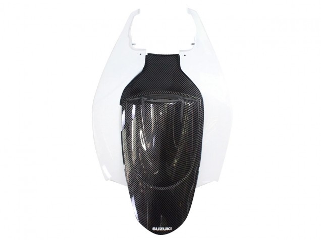 2006-2007 Suzuki GSXR 600/750 Motorcycle Fairings - Black White Carbon Fiber Style UK