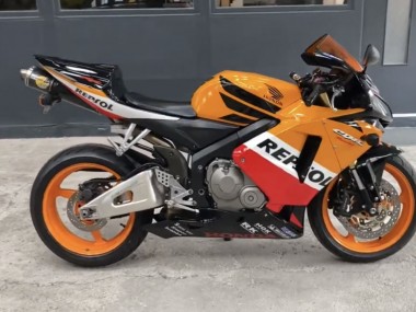 2005-2006 Honda CBR600RR Motorcycle Fairings - Black Orange White Red Repsol UK