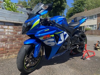 2009-2016 Suzuki GSXR 1000 Motorcycle Fairings - Blue Green White UK
