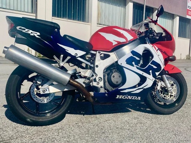 1998-1999 Honda CBR900RR 919 Motorcycle Fairing Kits - White Red Blue UK