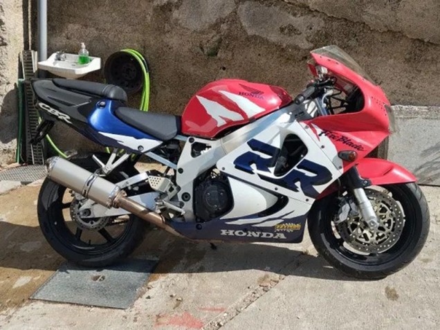 1998-1999 Honda CBR900RR 919 Motorcycle Fairing Kits - White Red Blue UK