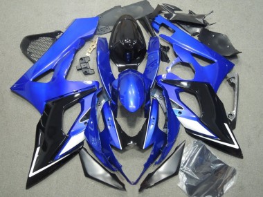 2005-2006 Suzuki GSXR 1000 Motorcycle Fairings - Blue White Silver Black UK