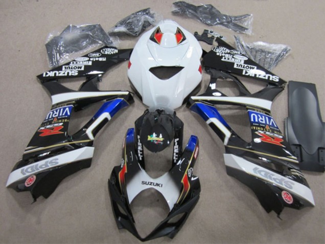 2007-2008 Suzuki GSXR 1000 Motorcycle Fairings - White Blue Red Black UK