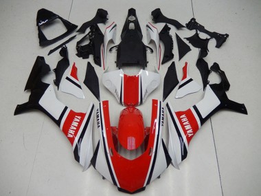 2015-2019 Yamaha YZF R1 Motorcycle Fairings - White Red Black UK