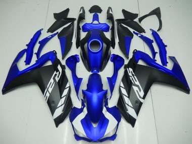 2015-2018 Yamaha YZF R3 Motorcycle Fairings - Blue Matte Black UK