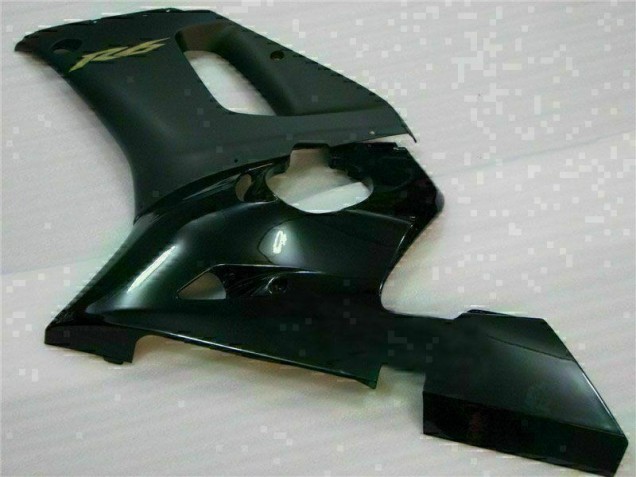 1998-2002 Black Yamaha YZF R6 Motorcycle Replacement Fairings