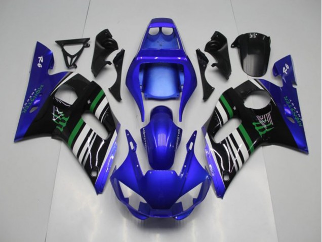 1998-2002 Blue Monster Yamaha YZF R6 Motor Bike Fairings