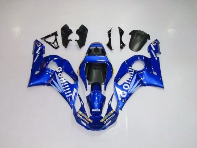 1998-2002 Blue White Go Motul Yamaha YZF R6 Motorcycle Bodywork