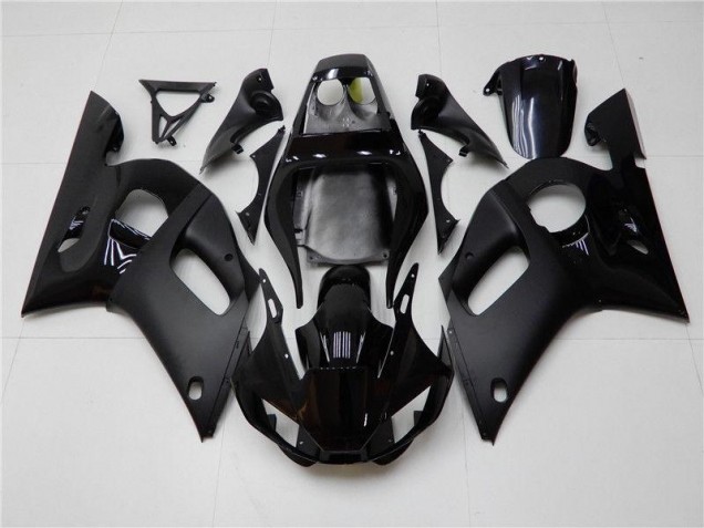 1998-2002 Glossy Matte Black Yamaha YZF R6 Moto Fairings 1998-2002 Glossy Matte Black Yamaha YZF R6 Moto Fairings