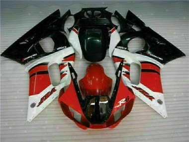 1998-2002 Red Black Yamaha YZF R6 Motorcycle Bodywork