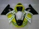 1998-2002 Yellow White Yamaha YZF R6 Motorcycle Fairings Kits 1998-2002 Yellow White Yamaha YZF R6 Motorcycle Fairings Kits