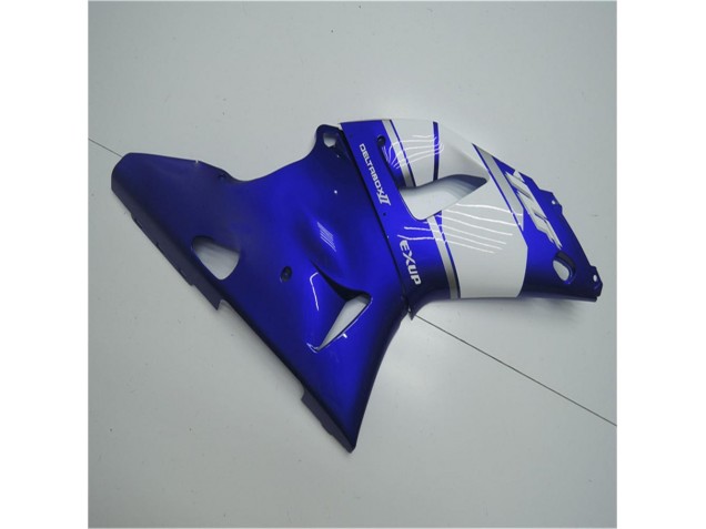 2000-2001 Blue White Yamaha YZF R1 Motorcycle Fairings