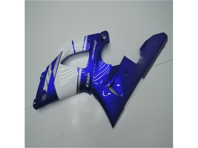 2000-2001 Blue White Yamaha YZF R1 Motorcycle Fairings