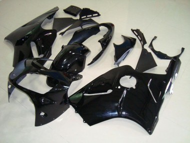2000-2001 Glossy Black Kawasaki ZX12R Bike Fairings