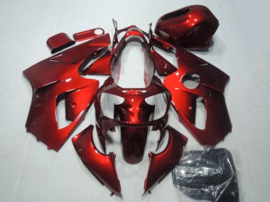 2000-2001 Red Kawasaki ZX12R Motorcycle Fairing Kit