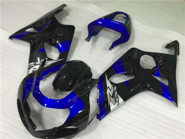 2000-2002 Blue Black Suzuki GSXR 1000 Motorcycle Fairings Kit 2000-2002 Blue Black Suzuki GSXR 1000 Motorcycle Fairings Kit
