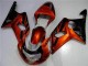 2000-2002 Orange Black Suzuki GSXR 1000 Bike Fairing
