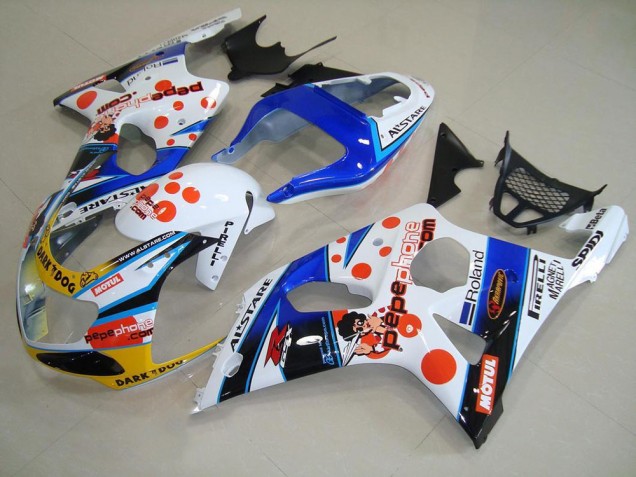 2000-2002 Pepe Phone Suzuki GSXR 1000 Motorcycle Fairings 2000-2002 Pepe Phone Suzuki GSXR 1000 Motorcycle Fairings