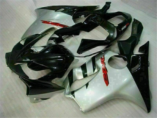 2001-2003 Black Silver Honda CBR600 F4i Bike Fairing Kit 2001-2003 Black Silver Honda CBR600 F4i Bike Fairing Kit