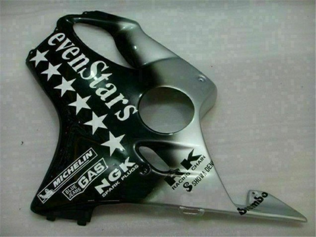 2001-2003 Black Silver Seven Stars Honda CBR600 F4i Motorbike Fairing 2001-2003 Black Silver Seven Stars Honda CBR600 F4i Motorbike Fairing