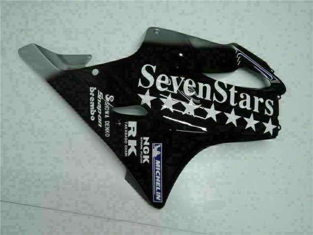 2001-2003 Black White Seven Stars Honda CBR600 F4i Bike Fairing 2001-2003 Black White Seven Stars Honda CBR600 F4i Bike Fairing