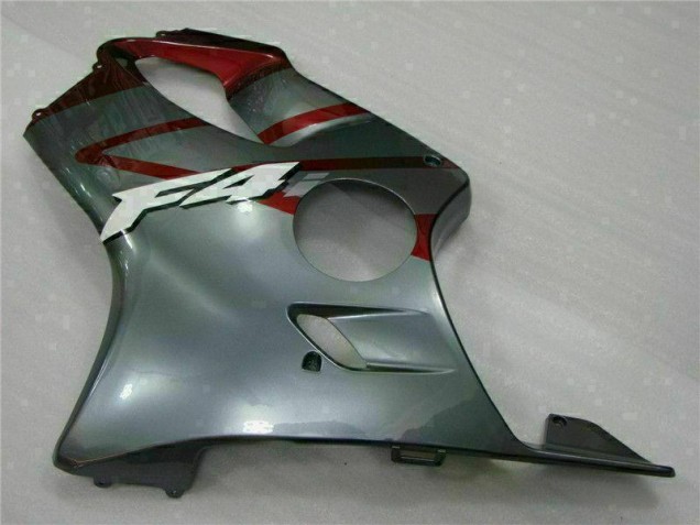 2001-2003 Red Silver Honda CBR600 F4i Moto Fairings