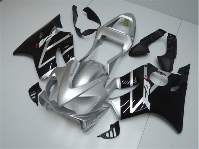 2001-2003 Silver Black Honda CBR600 F4i Motor Bike Fairings