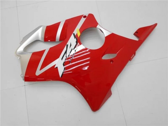 2001-2003 Silver Red Honda CBR600 F4i Bike Fairings