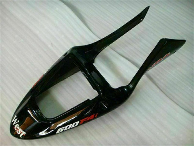 2001-2003 White Black West Honda CBR600 F4i Bike Fairings