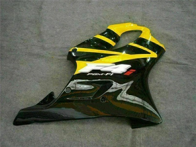 2001-2003 Yellow Black Honda CBR600 F4i Bike Fairings
