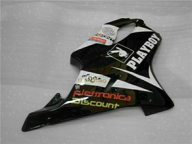 2001-2003 Yellow Silver Black Playboy Honda CBR600 F4i Motorcycle Fairing Kit 2001-2003 Yellow Silver Black Playboy Honda CBR600 F4i Motorcycle Fairing Kit