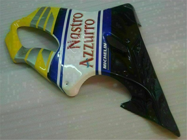 2001-2003 Yellow Silver Nastro Azzurro Honda CBR600 F4i Motorcycle Fairings 2001-2003 Yellow Silver Nastro Azzurro Honda CBR600 F4i Motorcycle Fairings