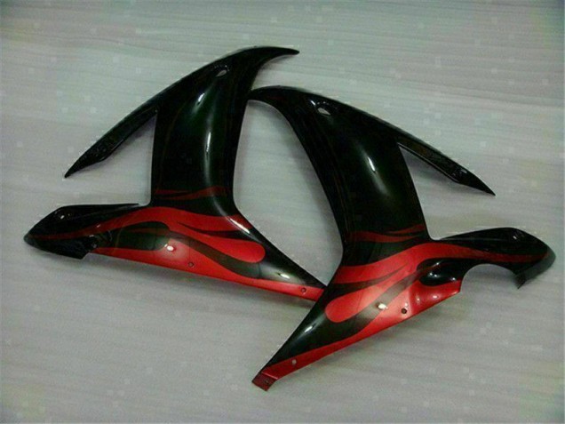2002-2003 Black Red Yamaha YZF R1 Bike Fairing