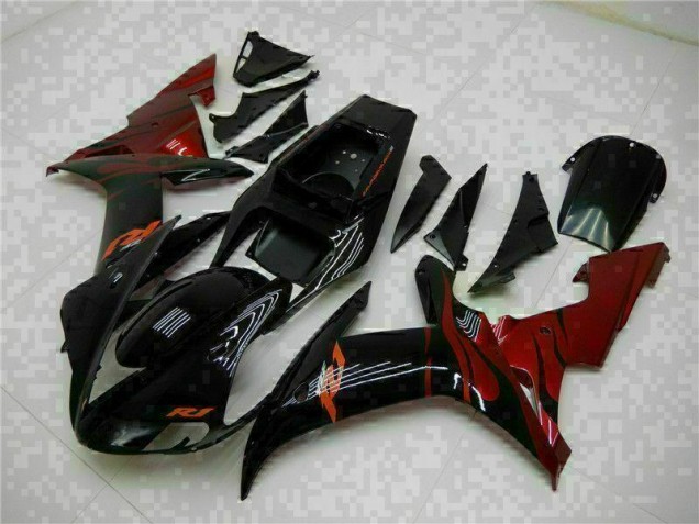 2002-2003 Black Yamaha YZF R1 Motorcycle Fairings