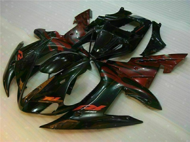 2002-2003 Black Yamaha YZF R1 Bike Fairings
