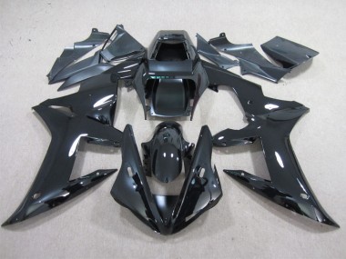2002-2003 Black Yamaha YZF R1 Replacement Motorcycle Fairings