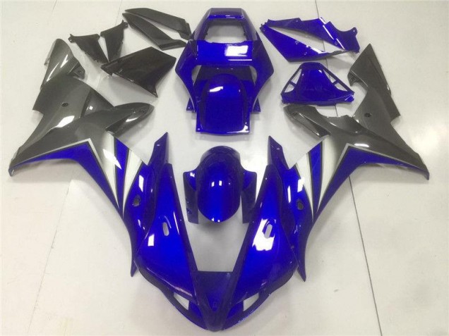 2002-2003 Blue Grey Yamaha YZF R1 Motorcycle Fairings