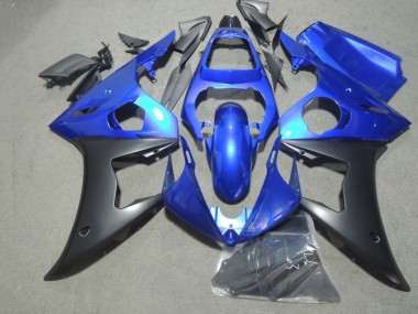 2003-2005 Blue Black Yamaha YZF R6 Motorbike Fairing