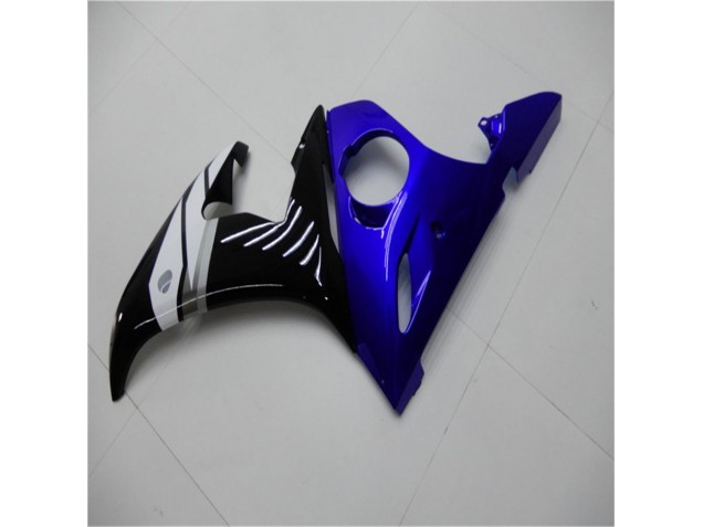 2003-2005 Blue White Black Yamaha YZF R6 Motorcycle Fairings Kit 2003-2005 Blue White Black Yamaha YZF R6 Motorcycle Fairings Kit