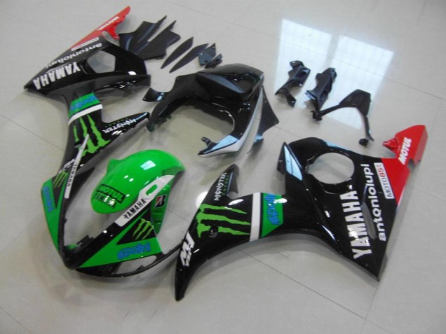 2003-2005 Green Monster Yamaha YZF R6 Replacement Motorcycle Fairings 2003-2005 Green Monster Yamaha YZF R6 Replacement Motorcycle Fairings