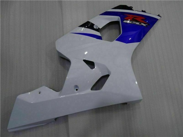 2004-2005 Blue White Suzuki GSXR 600/750 Motorcycle Replacement Fairings
