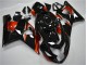 2004-2005 Orange Black Suzuki GSXR 600/750 Motor Bike Fairings