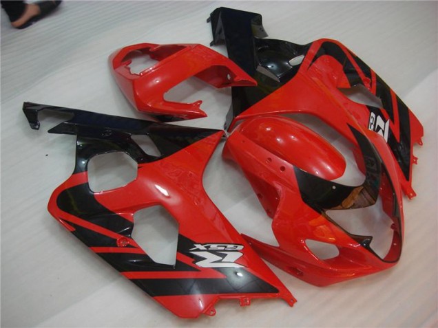 2004-2005 Red Black Suzuki GSXR 600/750 Motor Fairings