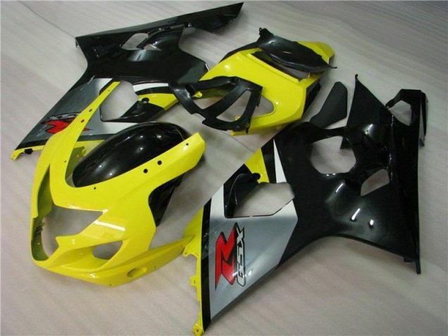 2004-2005 Yellow Black Suzuki GSXR 600/750 Motorbike Fairing 2004-2005 Yellow Black Suzuki GSXR 600/750 Motorbike Fairing