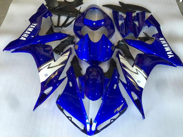 2004-2006 Glossy Blue White Yamaha YZF R1 Bike Fairing Kit 2004-2006 Glossy Blue White Yamaha YZF R1 Bike Fairing Kit