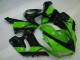 2005-2006 Green Black Kawasaki ZX6R Motorbike Fairing 2005-2006 Green Black Kawasaki ZX6R Motorbike Fairing