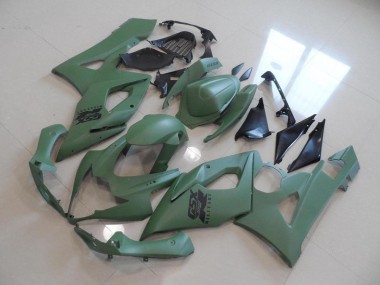 2005-2006 Matte Army Green Suzuki GSXR 1000 Motorcycle Fairings