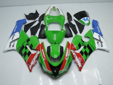 2005-2006 Motocard Kawasaki ZX6R Replacement Fairings